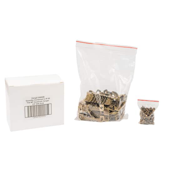 HangZ™ 20lb. Canvas Sawtooth Hangers, 50ct.